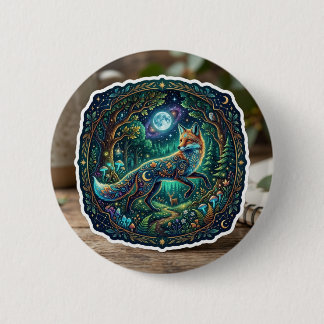 Magical Fantasy Sticker Button
