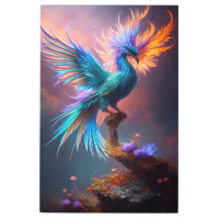 Magical Fire Phoenix oil painting Ai generated art