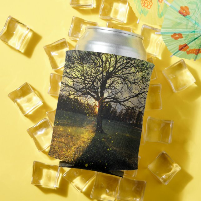 Magical fireflies dreamy landscape can cooler (In Situ Summer)