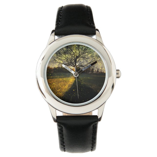 Magical fireflies dreamy landscape watch (Front)