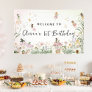 Magical Floral Fairy | Birthday Welcome  Banner