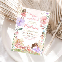 Magical Floral Fairy Princess Whimsical Birthday