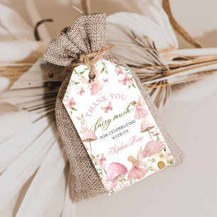 Magical Floral Mushroom Fairy Birthday Gift Tags