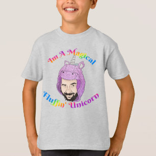 Magical Fluffin Unicorn Kids' Basic T-Shirt