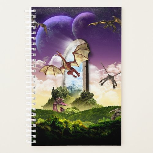 Magical Flying Dragons Notebook