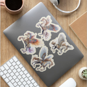 Magical Flying Pegasus Horse  Sticker