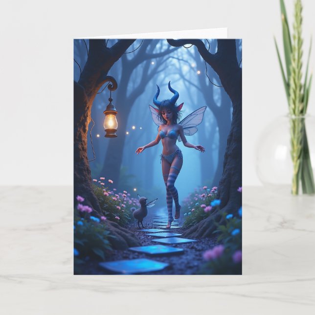 Magical Forest Birthday Card (Front)