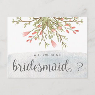 Magical Forest   Bridesmaid Postcard