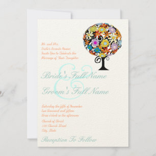 Magical Forest Circle of Love Wedding Invitations