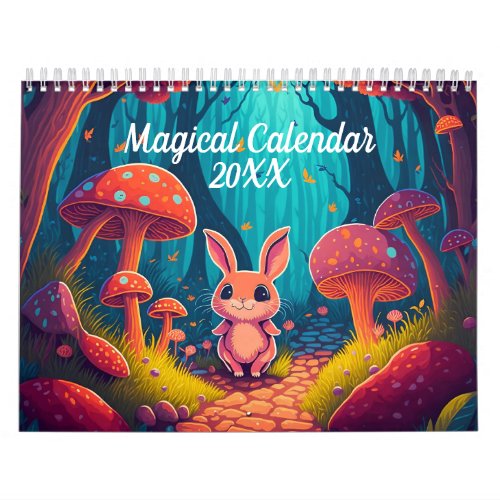 Magical Forest Creatures Fantasy 2024 Calendar