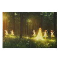 Magical Forest | Elf & Fairies | Fantasy Nature Faux Canvas Print