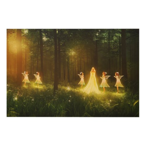 Magical Forest  Elf  Fairies  Fantasy Nature Wood Wall Art
