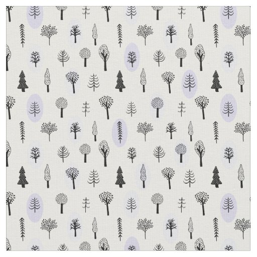 Magical forest fabric