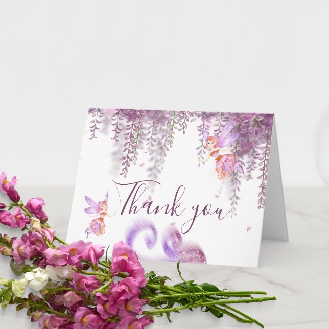 Magical Forest Fairy Theme Thank You Card (Creator Uploaded)