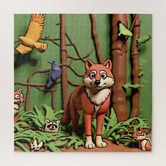 Magical Forest - Forest Animals Jigsaw Puzzle
