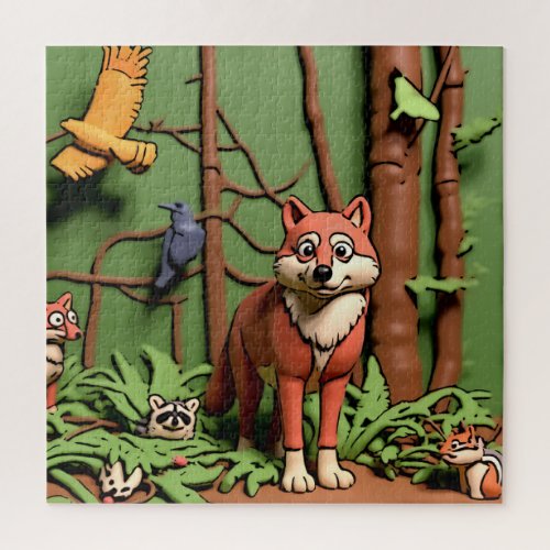 Magical Forest - Forest Animals Jigsaw Puzzle