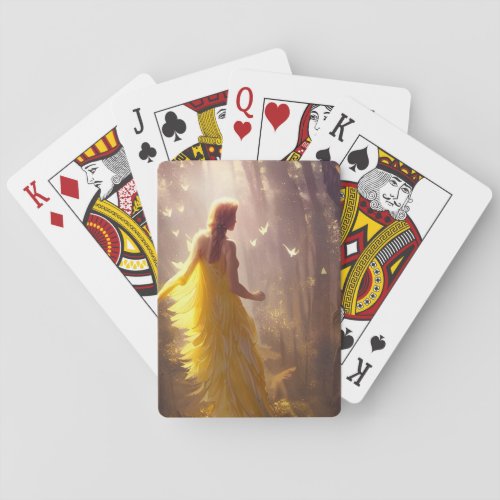 Magical Forest Friends Digital Art   Playing Cards