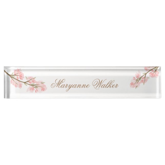 Magical Forest | Personalized Desk Nameplate (Front)