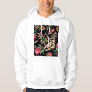 Magical Forest Unicorn Dark Pattern. Hoodie
