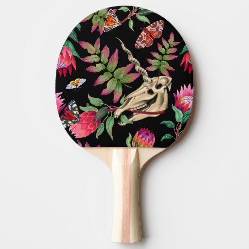 Magical Forest Unicorn Dark Pattern Ping Pong Paddle