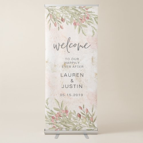 Magical Forest  Wedding Welcome Banner