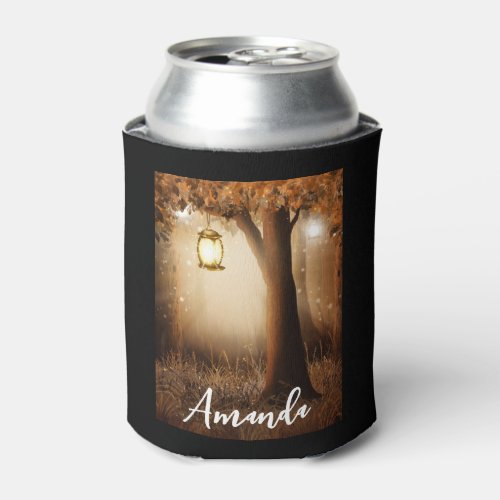 Magical Forest with Fairy Lights Can Cooler