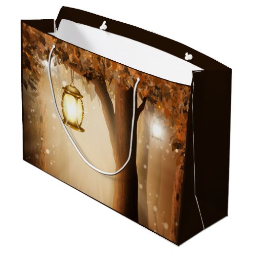 Magical Forest with Fairy Lights Large Gift Bag