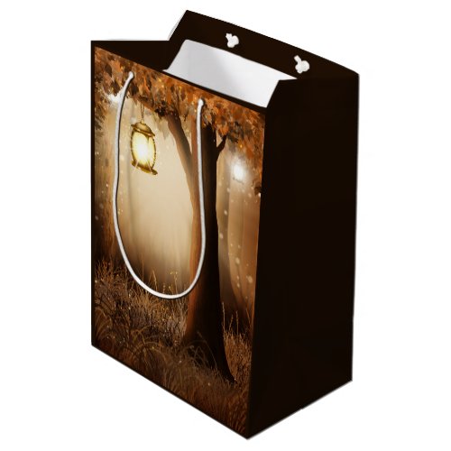 Magical Forest with Fairy Lights Medium Gift Bag