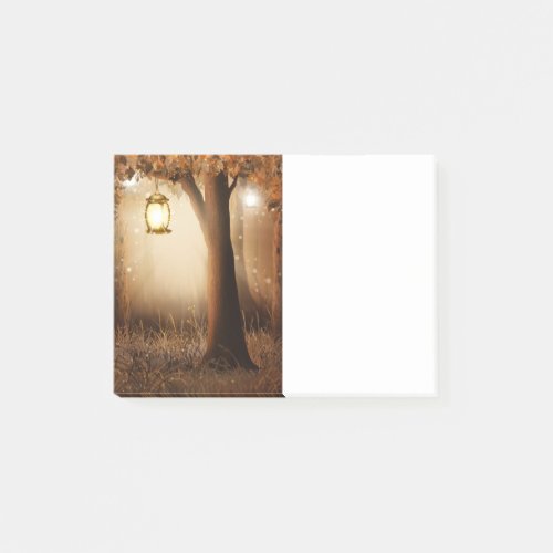 Magical Forest with Fairy Lights Post_it Notes