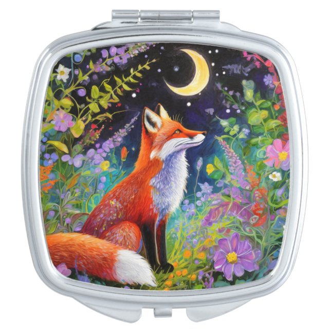 Magical Fox  Compact Mirror (Front)
