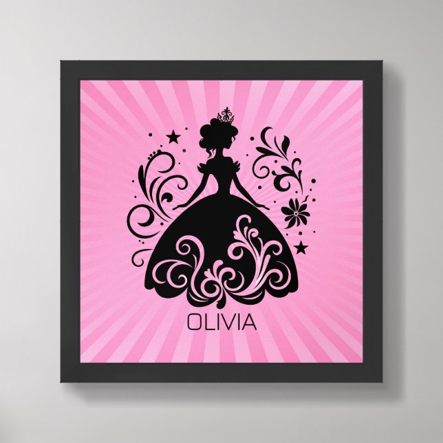 Magical Framed Print, Princess Room Perfect Art (Framed Front)