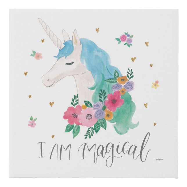 Magical Friends IV | I Am Magical Faux Canvas Print (Front)