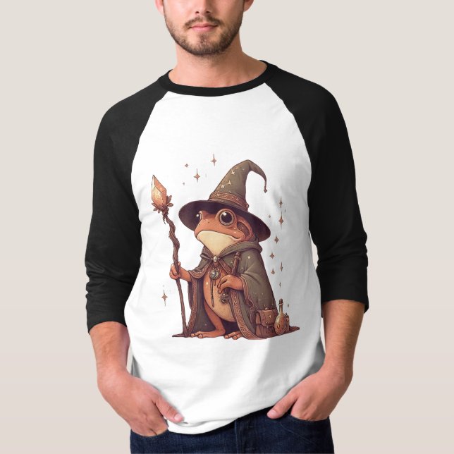 Magical Frog Wizard T-Shirt (Front)