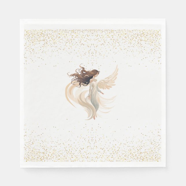 Magical Garden Fairy Paper Napkin (Front)