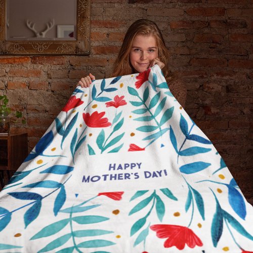 Magical Garden Mothers Day Fleece Blanket