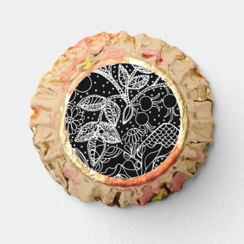 Magical Garden Whimsical Ink Art Reese's Peanut Butter Cups