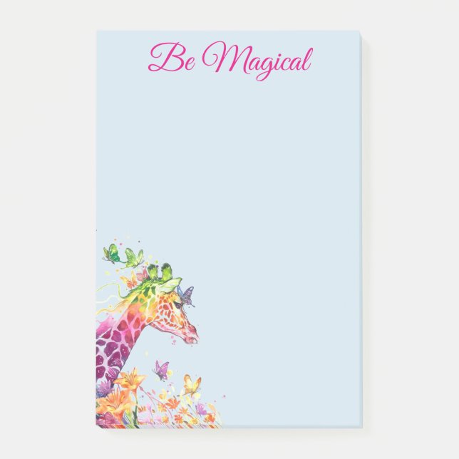 Magical Giraffe Post-it Notes (Front)