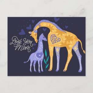 Magical Giraffes Postcard