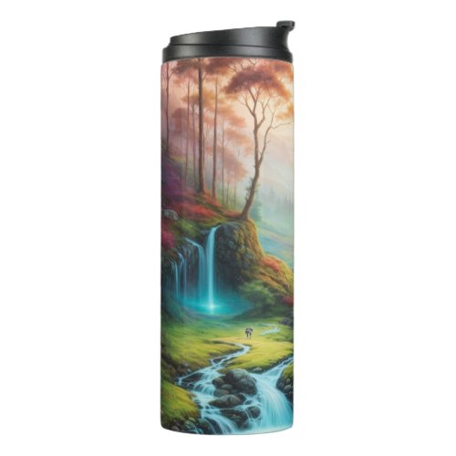 Magical Glowing Forest Nature Landscape  Thermal Tumbler