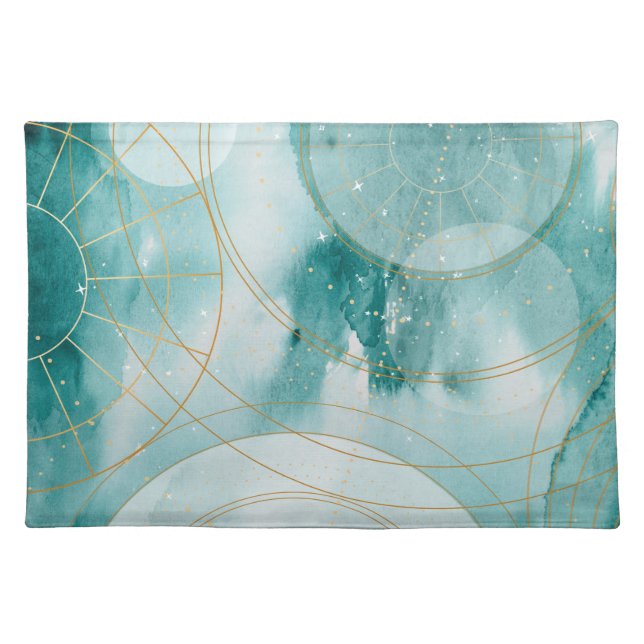 Magical Graduation Stars II Cloth Placemat (Front)