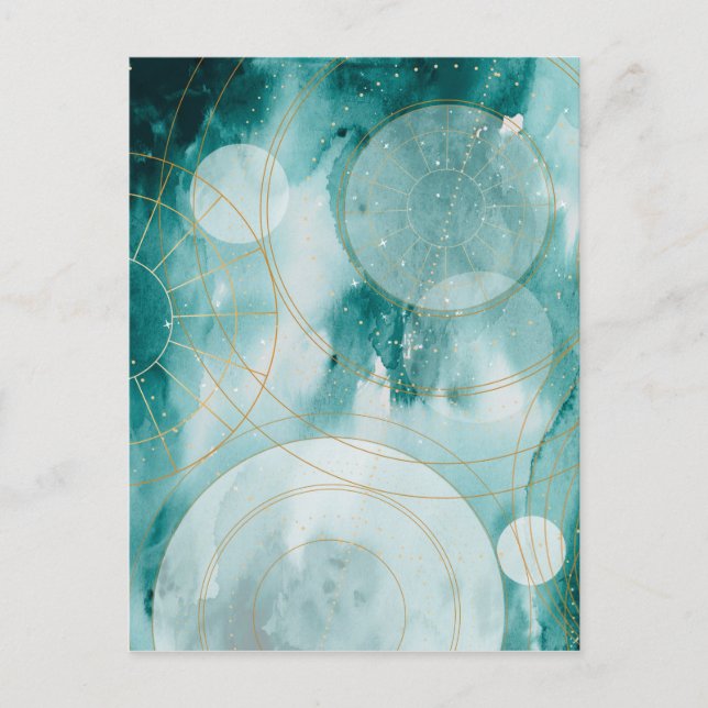 Magical Graduation Stars II Postcard (Front)