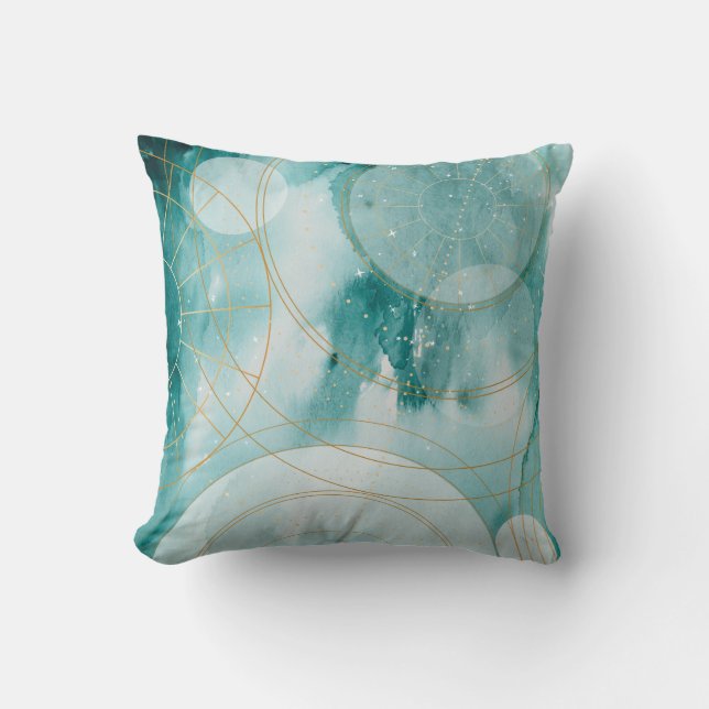 Magical Graduation Stars II Throw Pillow (Front)