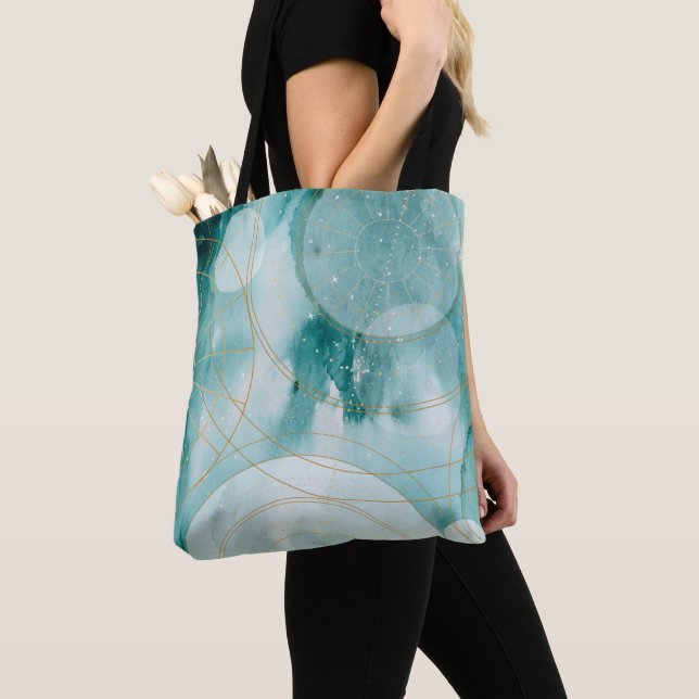 Magical Graduation Stars II Tote Bag (Close Up)