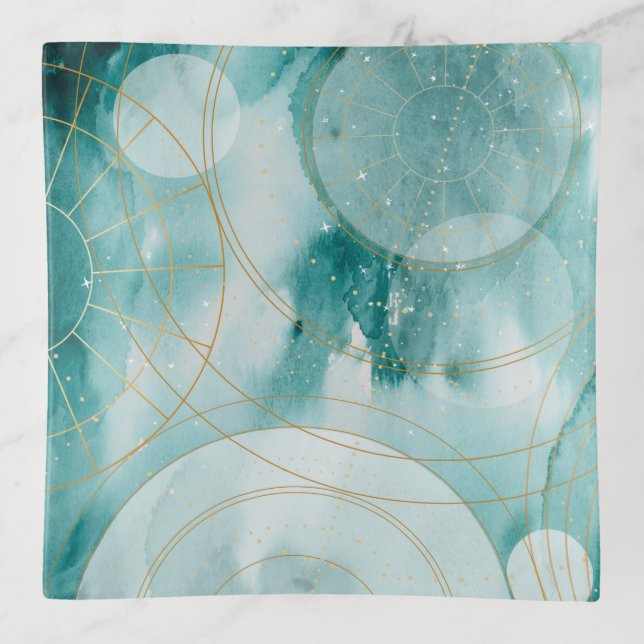 Magical Graduation Stars II Trinket Tray (Front)