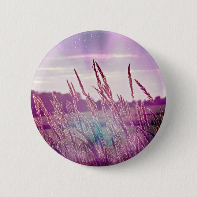Magical Grass Pinback Button (Front)