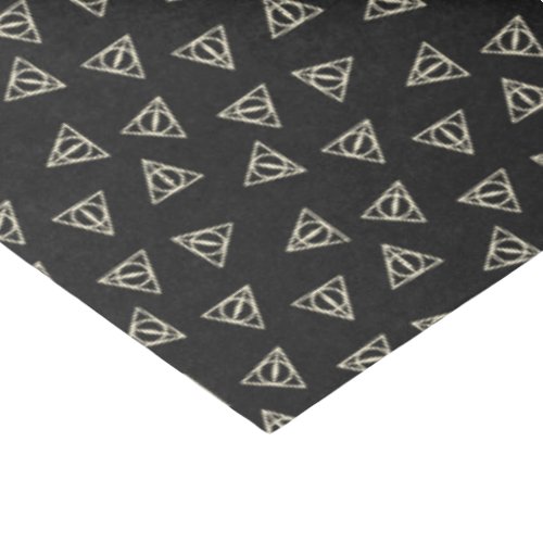 Magical Grey Yellow Triangle Circle Wand Symbol Tissue Paper