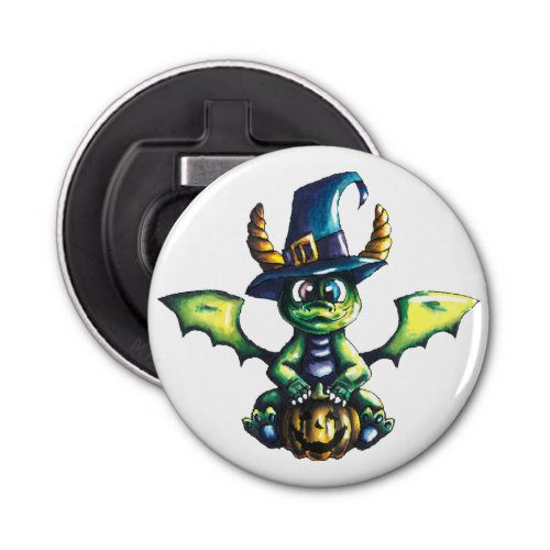 Magical Halloween Dragon Design Bottle Opener