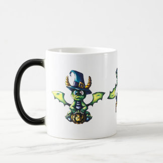 Magical Halloween Dragon Design Color Morph Mug