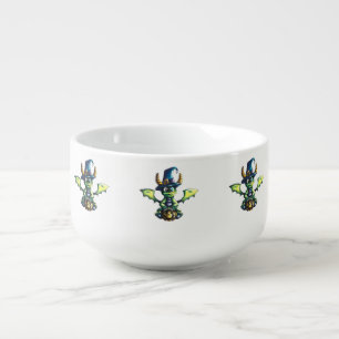 Magical Halloween Dragon Design Soup Mug