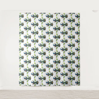 Magical Halloween Dragon Design Tapestry